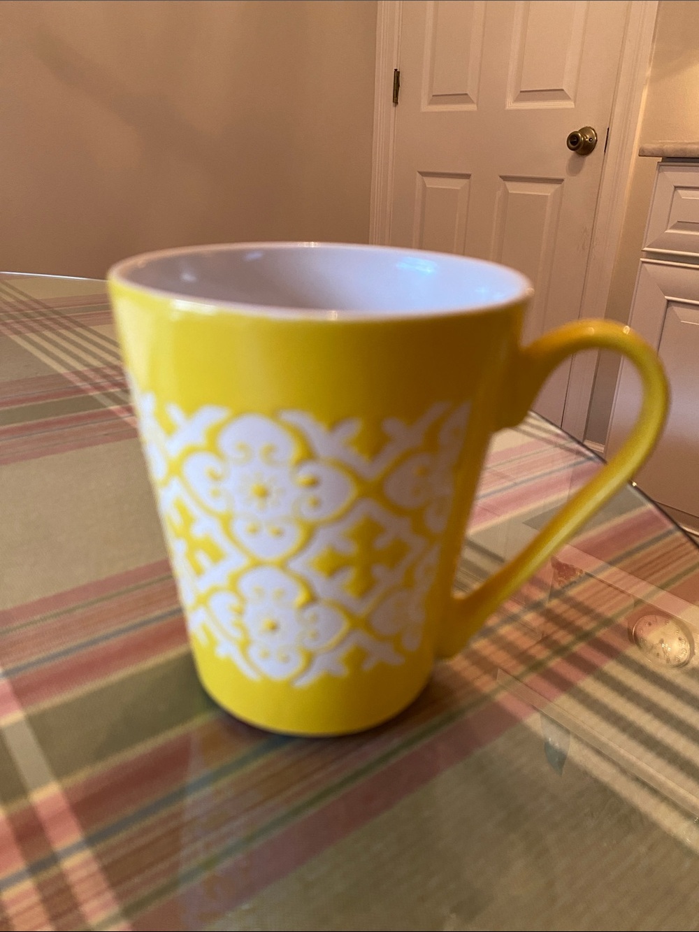 Vintage GIBSON HOME Yellow mug